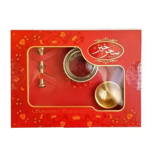 عکس زعفران سرگل (۱ گرم خاتم کادویی)