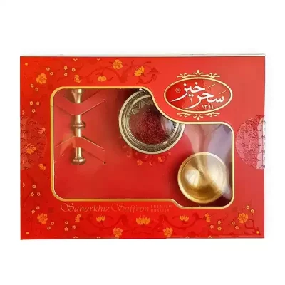 عکس زعفران سرگل (۱ گرم خاتم کادویی)