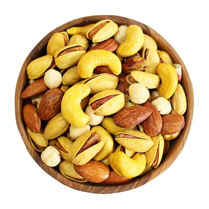 عکس آجیل چهار مغز زعفرانی